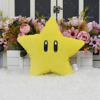 Game Plush Super Star Mega Star Power Stars 18cm Soft Stuffed Toy Cute Figure for Kids Pet