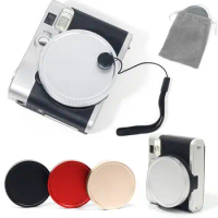 Aluminium Alloy Instant Camera Lens Cover Waterproof Dustproof Lens Protector Anti Scratch Anti Lost for Fujifilm instax mini 90
