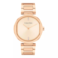Calvin Klein Jam Tangan Wanita Calvin Klein Sensation 25200431 Rose Gold Dial Rose Gold Stainless St
