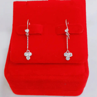 Anting panjang Dewasa perak/silver925 Lapisan emas putih H54