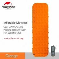 MATRAS ANGIN SINGLE Sleeping Bag FC10 NH19Z032 SLEEPING PAD MAT CAMPING FC10 Mat orange