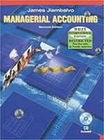 Managerial Accounting  James-Jiambalvo 2004 John Wiley