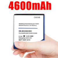 4600mah Eb-bg360bbe Eb-bg360cbc Battery for Samsung Galaxy Core Prime G360 G3608 G3606 G3609 J2 Win 2 Duos Tv Sm-g360bt
