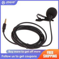 1Pc USB Cable Clip On Microphone Computer Recording 3.5mm Microphone Type C Mini Portable For Live Broadcast Noise Reduction
