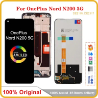 6.49"Original For OnePlus Nord N200 5G DDE2118 DE2117 lcd Display Touch Panel Screen Digitizer Assembly Replacement Repair Parts