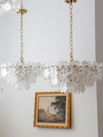 意大利中古藝術水晶玻璃吊燈 現代法式輕奢客廳餐廳臥室吊燈