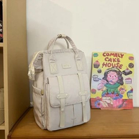 NEO Tas Ransel Wanita Pria Laptop Besar Tailida Original Remaja Sekolah Backpack Terbaru Putih