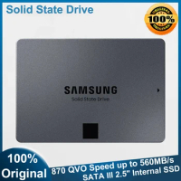 Samsung 870 QVO SATA III 2.5" SSD 1TB 2TB 4TB Hard Drive Solid State Disk Internal SSD Speed Up to 560MB/s for Laptop Desktop PC