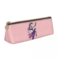 Lovely Pencil Case Unicorn Kickboxing Pencil Pouch Fighter Pink School Pencil Cases Girls Boys Triangle Stationery Organizer