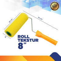 Roll Cat Tekstur Ukuran 8 Inci | Alat Khusus Roll Cat Tekstur Murahterbatas