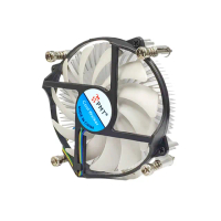 【台灣霓虹】1U超薄銅芯大風扇Intel 1155/1200 CPU溫控散熱器