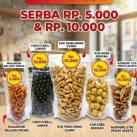 Snack Cemilan Kiloan Murah Serba 5 Ribuan dan 10 Ribuan Biskuit Chocoball 110gram