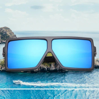 2019 Classic Oversized Ultra Light Sun Glasses Polarized Mirror Sunglasses Custom Made Myopia Minus Prescription Lens -1 To -6