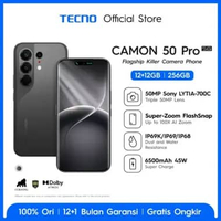 [5x SUPERZOOM FLASHSNAP] TECNO CAMON 50 PRO 5G 12GB+12GB*/256GB, 50MP Sony LYT-700C, 50MP 3x Telepho