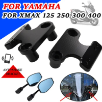 Motorcycle Accessories Side Rearview Mirror Fixed Bracket Mirrors Holder For Yamaha XMAX300 XMAX 300 X-MAX 250 125 400 XMAX250