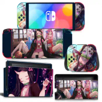 Comic Style Vinyl Decal Skin Sticker For Nintendo Switch OLED Console Protector Game Accessoriy NintendoSwitch OLED