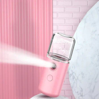 30ml Nano Mist Sprayer Visual Water Tank Portable Face Steamer Mini Beauty Device Handy Hydrating Sprayer for Eyelash Extensions