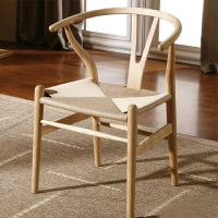 實木餐椅單人椅結實耐用椅子復古美式餐桌椅家用餐廳靠背休閑凳子