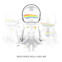 Pop Mart Mega Space Molly Rainbow 彩虹 400%