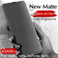 2Pcs/lot Matte Tempered Glass For Xiaomi Redmi note 9S Pro max Note 9S 8 7 pro Screen Protector Glass For redmi note 9 pro glass
