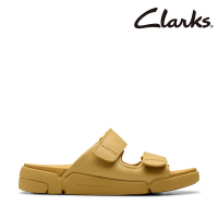 【Clarks】女鞋 Trigenic2 Sun 三瓣鞋2.0 全皮面輕量兩片式魔鬼氈設計拖鞋 涼鞋(CLF82578S)