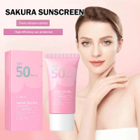 ครีมกันแดดหน้าซากุระ ญี่ปุ่น SPF50 PA+++ ป้องกันรังสียูวี 50g P0Q1
