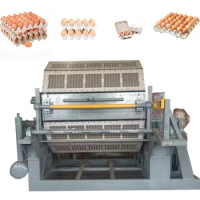Hot-Selling Multi-Function Automatic Egg Tray Machine Waste Paper Egg Tray Make Machine Small Paper Pulp Egg Tray Machine