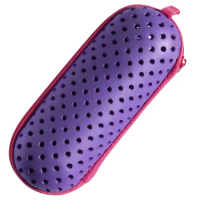 Swim Goggle Case Swimming Goggles Protection Box with Clip &amp; Drain Holes EVA Goggle Case Portable Lightweight for Men Women Kids
