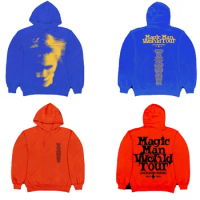 Jackson Wang Magic Man World Tour Hoodies Fashion Y2k Gothic LOGO Printing Sweatshirt Men Women Hip Hop Hoodie TEAM WANG Clothes