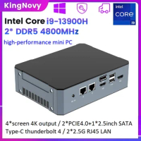 Topton New Intel 13th Gen Gaming Mini PC i9 13900H i7 13700H Thunderbolt 4 DDR5 PCIE4.0 Computer Gamer desktop 2*2.5G LAN WiFi6