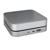 12 In 1 USB-C Hub For Mac Mini With SATA Hard Drive Enclosure Type-C SSD Case Docking Station Silver For New Mac Mini
