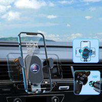2023 New Gravity Air Vent Hook Phone Mount 360-Degree Rotation Smart Phone Holder For Saab 93 95 Saab 9-3 9-5 900 9000