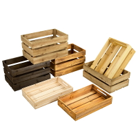 木框箱置物木箱定制水果筐超市裝飾陳列木箱子復古儲物實木收納箱