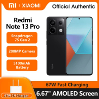 Global ROM Xiaomi Redmi Note 13 Pro 5G Smartphone Multi-language Snapdragon 7S Gen 2 5100mAh Battery 200MP camera Cellphone