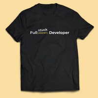 Kaos Tshirt Baju Murah Combed 30 Distro Programmer Developer FULLSTUCK DEV FULL STUCK FULLSTACK STAC