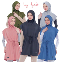 Hijab Rompi Instant Muslim Tunik Vest Olahraga Wanita Terbaru Sport Kekinian Panjang Sporty