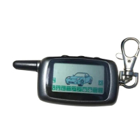 A9 Russian Version LCD Remote Control Key Fob Chain For Twage StarLine A9 LCD Remote 2 Way Two Way Car Alarm System