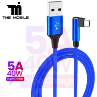 5a USB C type-c cable Fast Charging for Xiaomi 13 14 pro Redmi K60 Pro K50 Extreme Edition Huawei usb-C Fast data cord 90° cable
