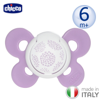 chicco-舒適哺乳-機能型矽膠安撫奶嘴1入-中(多款)