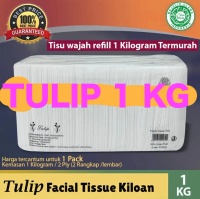 Tissue Tulip Facial Kiloan 1000 Gram Tisu Wajah Halus 1 Kg Tissu Muka Refill Lembut