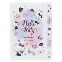 HELLO KITTY  A4 文件夾 凱蒂貓 資料夾 三麗鷗 KT 白色 愛心 相機 日本製 大賀屋 正版 授權 J00013970