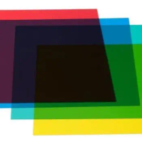 A4 Transparent Plastic Sheet Colored PVC Waterproof Sheet Light