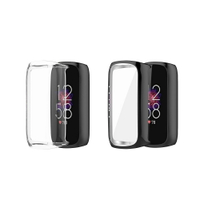 【全包電鍍殼】適用 Fitbit luxe 專用 手錶保護殼 TPU 軟殼 防刮 防撞