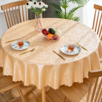 【Osun】160cm內直徑圓桌歐式防水防油防燙免洗桌布加厚餐桌巾(特價加厚PVC/CE422)