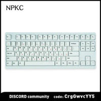 Black and white Russian keycaps Cherry high thermal sublimation printing PBT material for MX mechanical keyboard 108 layout