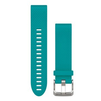 【山姆數位】【附發票 公司貨】Garmin Fenix 5s QUICKFIT 20mm 綠松藍矽膠錶帶