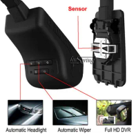 FULL HD Car DVR smart wiper Auto headlight sensor for HONDA HRV Vezel (2015-2017) 1.8L 2017
