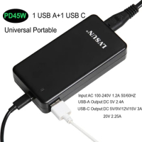 45W Fast Charging Laptop Adapter USB-C Tablet PD Charging Notebook Charger for Samsung Galaxy Note 10/Note 8 /S10/S10 plu Type C