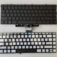 New Belgium For HP Pavilion X360 14-DV 14-DW 14-DW0000 14-DV0000 Individually Backlight Black Notebook Laptop Keyboard