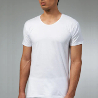 【三槍牌】4件組時尚型男純棉圓領短袖汗布衫(白 3XL-4XL 616)